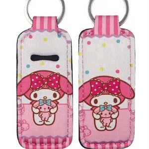 Sanrio My Melody Keychain Chapstick Holder